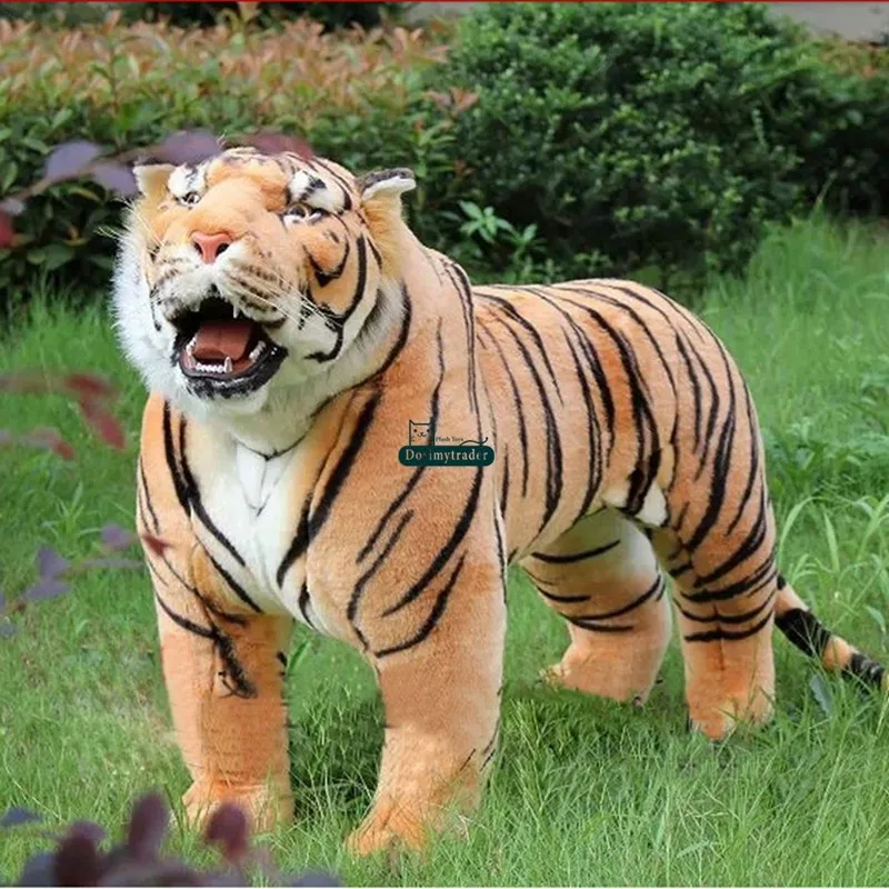 Dorimytrader Hot New 43'' 110cm Domineering  Stuffed Soft Plush Large Emulational Animal Tiger Toy, Free Shipping DY60653 (6)