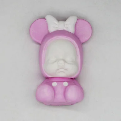 2D спальный детский ароматический гипс воздушный зажим для выхода автомобиля ароматный, в форме косточки шоколадная форма - Цвет: female baby