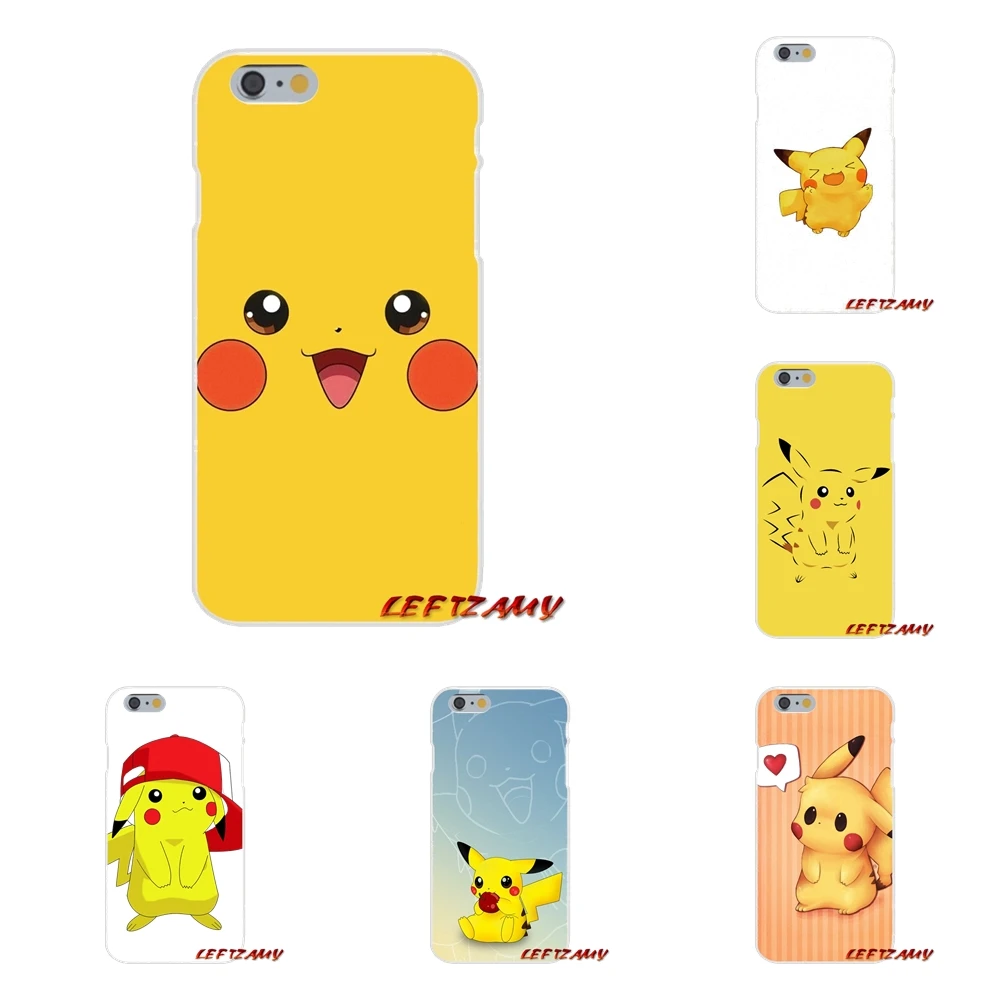 

For Huawei P8 P9 P10 Lite 2017 Honor 4C 5X 5C 6X Mate 7 8 9 10 Pro Accessories Phone Shell Covers Lovely Cartoon Pikachue
