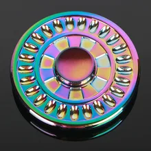 НЛО Красочные круговой Tri-Spinner Непоседа игрушки EDC руки Spinner против стресса и Адад Непоседа счетчик 606 сталь подшипник