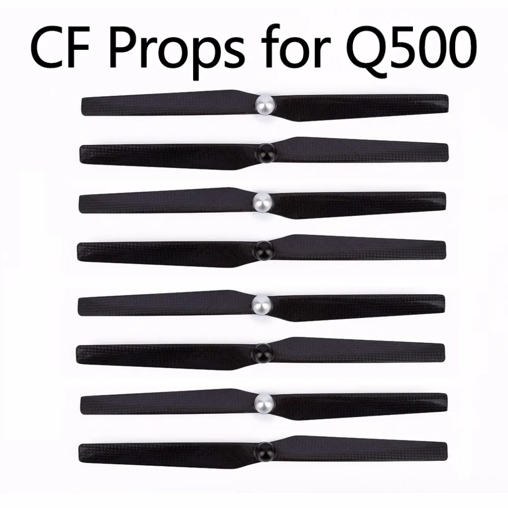 

8pcs 1303 Carbon Fiber Propeller for Yuneec Q500 Drone CW CCW Blades Self-locking Quick Release PropSpare Parts Accessory