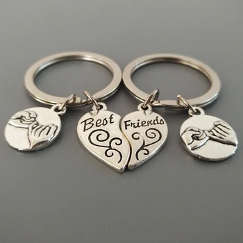 Best Gif For Best Friends Promise Pinky Keyring Break Heart keychin Friendship lasts long when one is half BFF Keyfob
Best Gif For Best Friends Promise Pinky Keyring Break Heart keychin Friendship lasts long when one is half BFF Keyfob