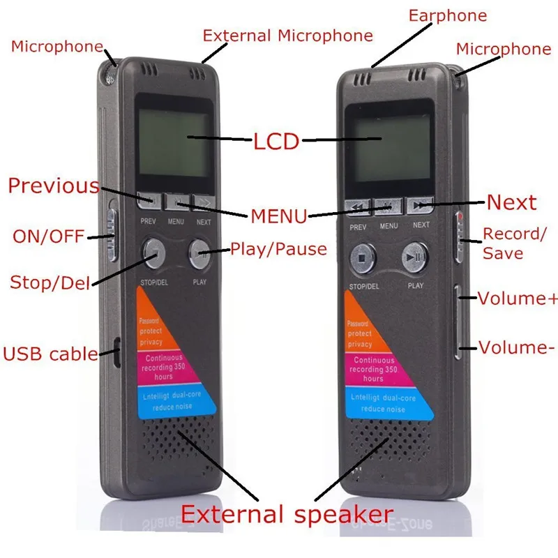 Pen High-quality Mini Usb Digital Clean Sound