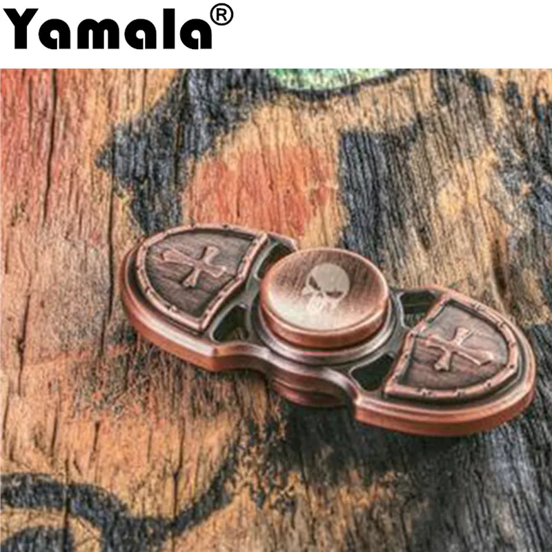 

[Yamala] Hot Tri-spinner Fidget Toy Alloy EDC Hand Spinner For Autism And Adhd Rotation Time Long Anti Stress Toys New Arrval