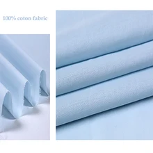 150 см* 100 см очень важно! хлопок ткань светло-голубой материал для платья Подкладка шелк хлопок ткань светильник вес мягкая подкладка