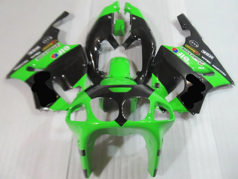 Комплект обтекателей для мотоцикла KAWASAKI Ninja ZX7R 97 99 00 01 02 03 ZX 7R 1997 2000 2003 ABS зеленый