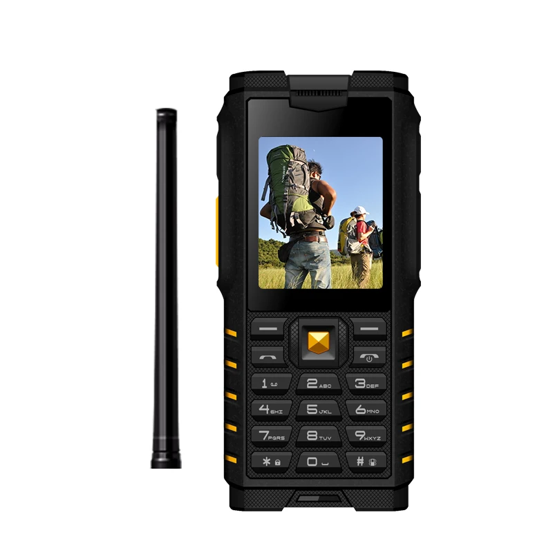 Ioutdoor T2 IP68 Waterproof Rugged intercom Walkie-Talkie Mobile Phone Strong Singnal Flashlight Long Standby Power Bank P010