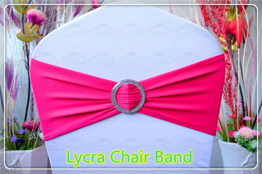 1/2 With Crystal Buckle Spandex/Lycra/Expand Bands/Chair cover sashes