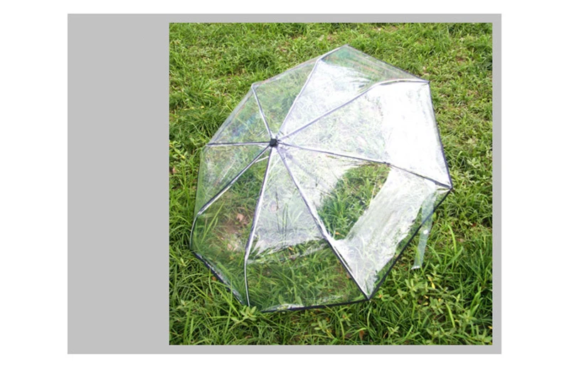 Прозрачный автоматический зонт Paraguas, Зонт от дождя для женщин и мужчин, зонт от солнца и дождя, компактный складной зонт с защитой от ветра, прозрачный зонт CS