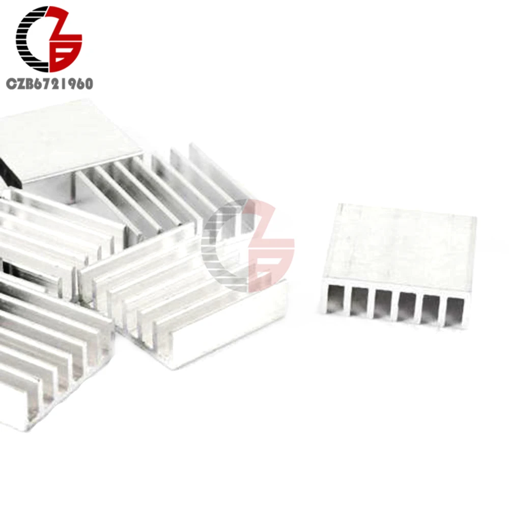 10PCS 20*20*6mm High Quality Aluminum Heat Sink for LED Power Memory Chip IC
