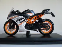Maisto 1:18 KTM RC 390, motocicleta, bicicleta, modelo fundido a presión, juguete nuevo en caja