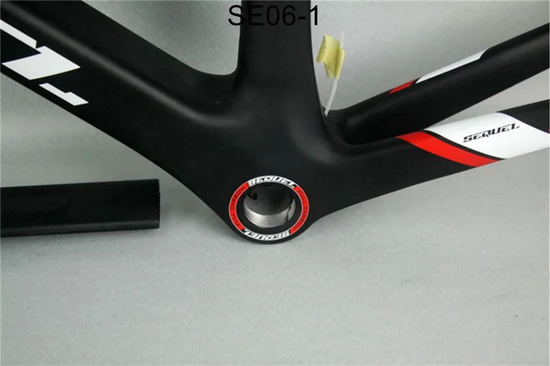 Perfect 2019 Seuqel DCRF07 carbon bike road frame T800 BB30/BSA OEM color carbon bicycle frame for high people 48