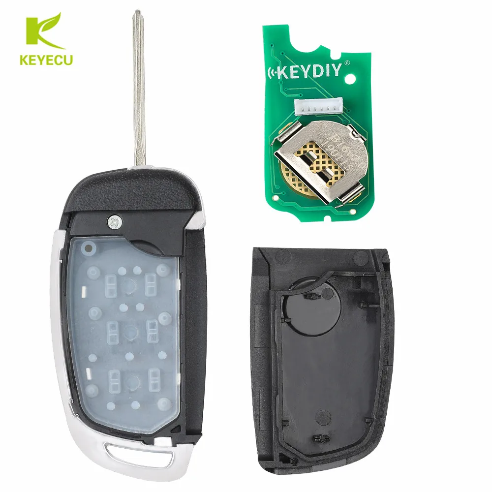 Запасной дистанционный ключ брелок KEYECU 433 МГц 4D60 чип для Hyundai Tuscon 2015 2016 2017 P/N: 95430