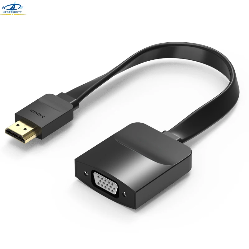 Hfsecurity HD 1920*1080 P HDMI к VGA Conventer для портативных компьютеров ТВ конвертер проектора HDMI Тип монитор коммутатор