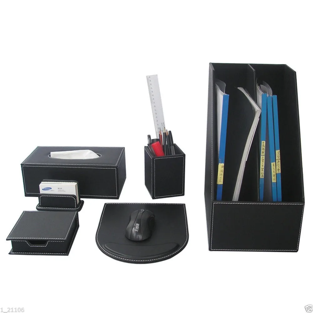 Kingfom 6pcs font b Professional b font font b Office b font Desktop Organizer Set Includes