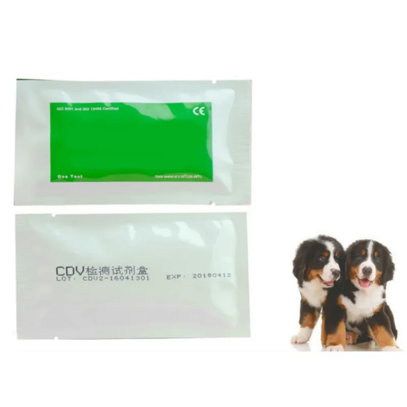 Тестовая Бумага кошачий клек собака дистемпер тест на вирусы CDV/CPV домашний носовой тампон медицинская тестовая бумага для домашних животных медицинские принадлежности - Цвет: A
