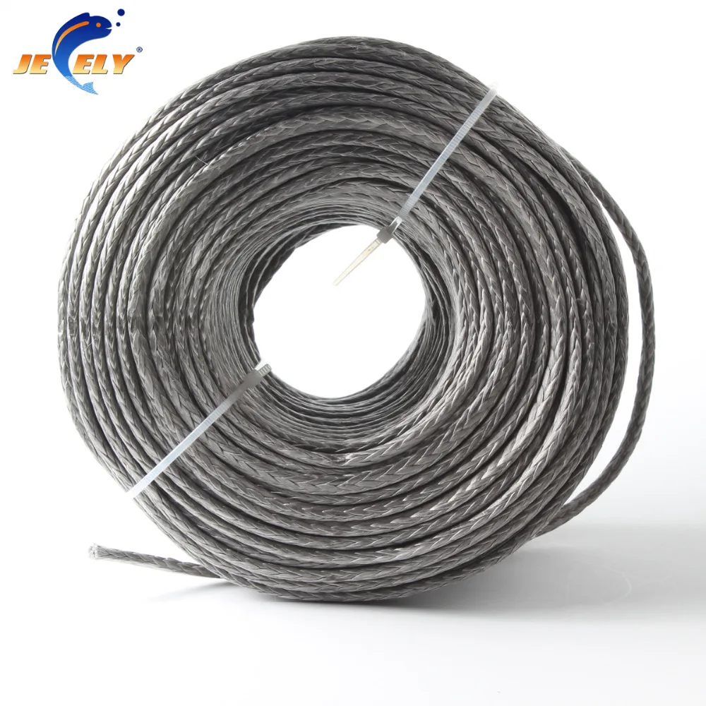 Jeely 10 м 2000 фунтов uhmwpe волоконная оплетка плоская катушка для спиннинга 2 8 мм 16