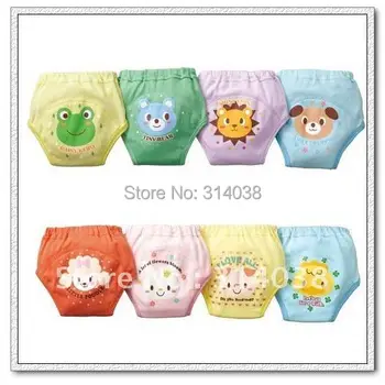 

Free shiping Baby train pant 4layer best quality size 80 90 95 100