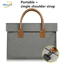 Новая фетровая универсальная сумка для ноутбука, чехол для ноутбука, портфель, сумка через плечо для Macbook Air Pro retina 11 12 13 15 15,6