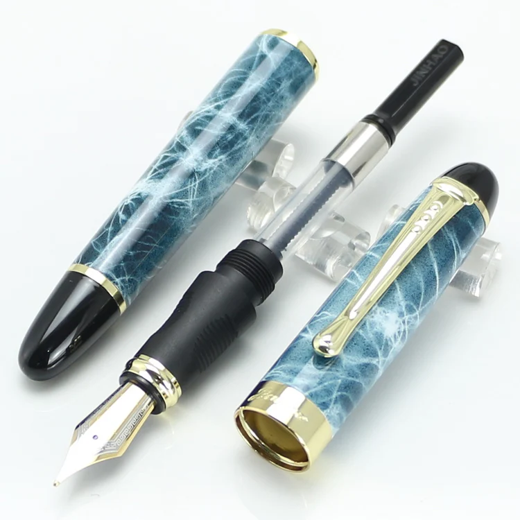 Jinhao X450 самопишущее перо Красный 22 цвета Металлический Золотой зажим роскошные ручки Caneta Канцтовары офисный школьный расходные материалы