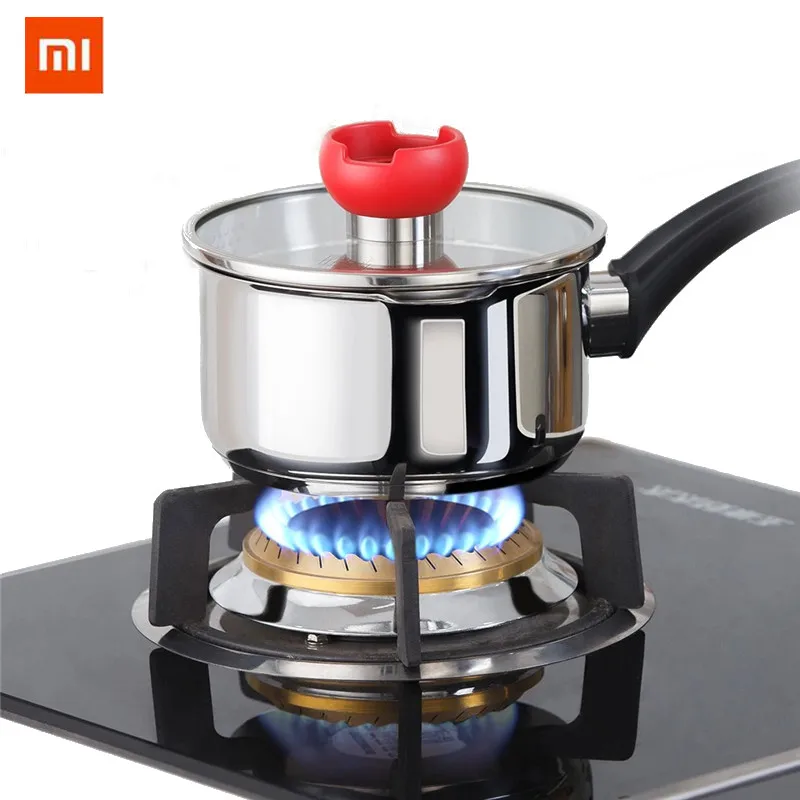 

Xiaomi Mi Home Non-coating Small Stainless Steel Cooking Pot Milk Stockpot Gas Induction Cooker Soup Pots Kitchen tool