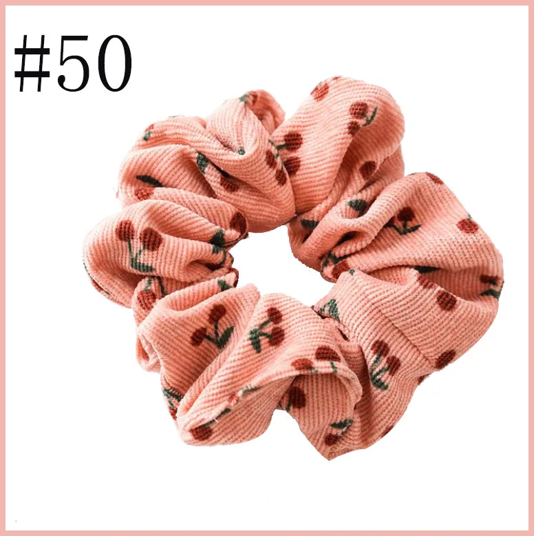 

free shipping 320pcs Women Elegant pearl Elastic Hair Bands Ponytail Holder hair Scrunchies Tie ruffle Hair Rubber Band Headband