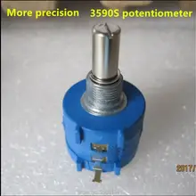 3590s-2-201L 3590 s 200 потенциометр 10 колец прецизионный регулируемый резистор мульти поворотный потенциометр