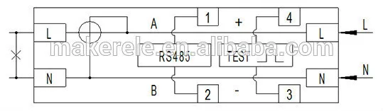 20(120) 230V Modbus-RTU MK-LEM011GC доступный счетчик энергии цена, modbus Электрический счетчик энергии