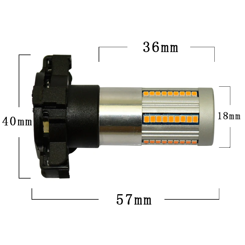 Светодиодный фонарь поворота JSTOP X5 F15 PY24W без ошибок янтарный светодиодный сигнал