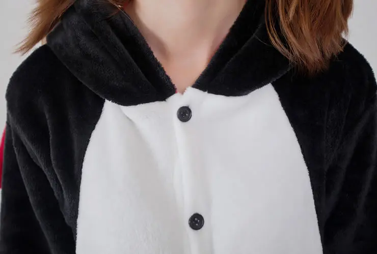 Улыбка Devil-пижамы животных Косплэй костюм мужской пижамы партия Ночная рубашка карманов