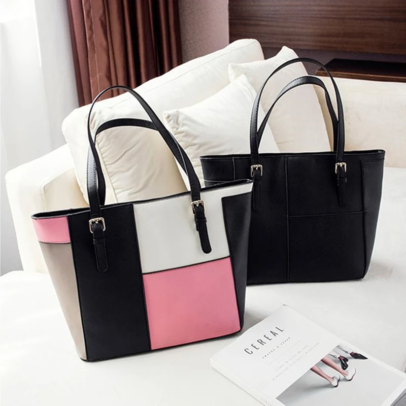 2017 New Brand Women Large Tote Bag Pu Leather Female Designer 2017 New Brand Women Large Tote Bag Pu Leather Female Designer Handbags High Quality Sac A Main Femme De Marque Celebre Bolsas In Top Handle Bags From