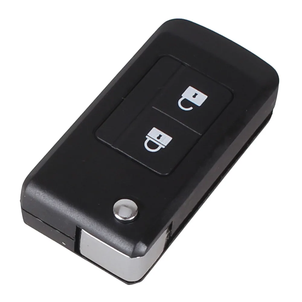 KEYYOU модифицированный складной Флип дистанционный Автомобильный ключ оболочка 2 кнопки без ключа чехол для Subaru Outback Legacy