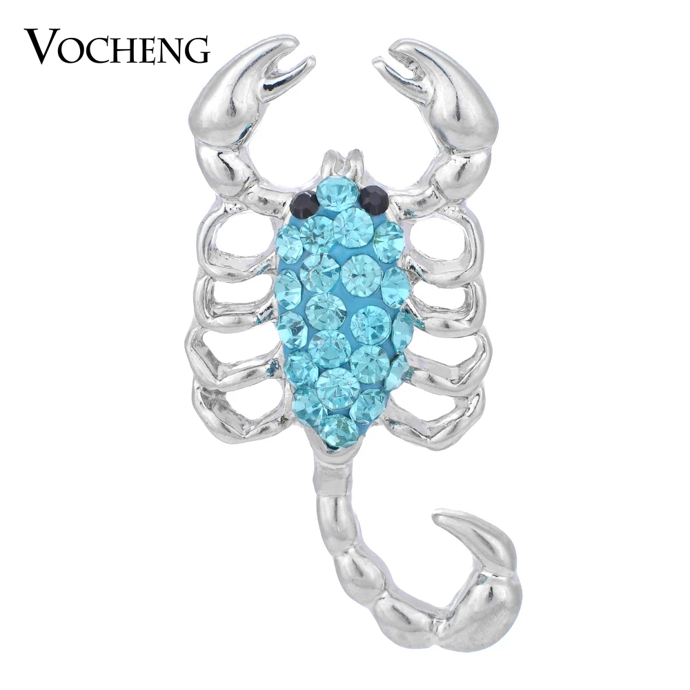 

Vocheng Snap Charms 2 Colors 18mm Cute Scorpion Inlaid Crystal Vn-1044