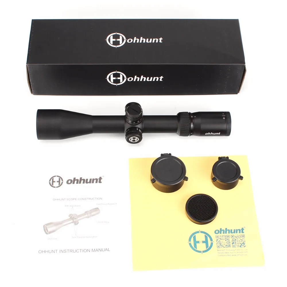

Hunting ohhunt Guardian 4-16X44 SF Rifle Scope 1/2 Half Mil Dot Reticle Side Parallax Turrets Lock Reset Tactical Riflescopes
