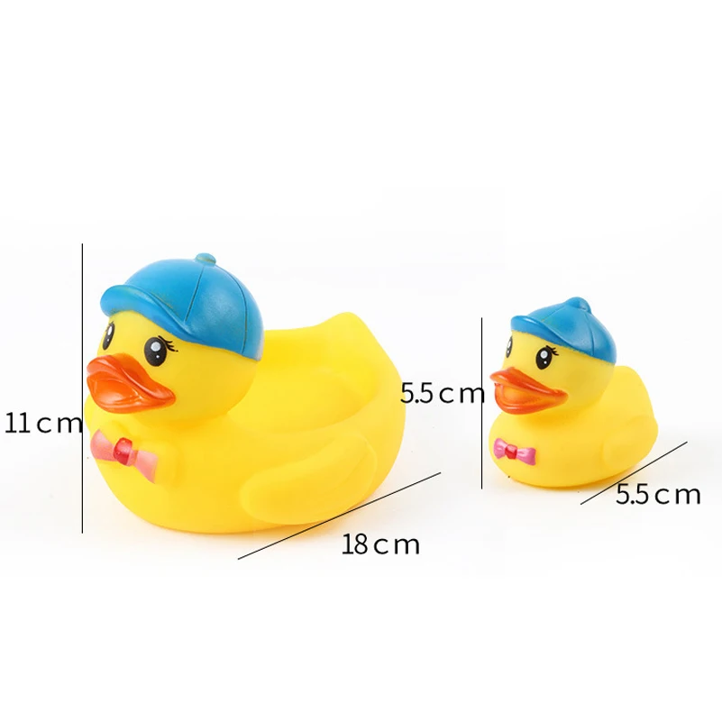 LUTER 50 Pezzi 4x3.8x3.5cm Paperelle di Gomma Galleggianti e Squittii Giocattoli Anatra da Bagno Carino Paperelle di Gomma per Baby Shower Forniture per Feste di Compleanno