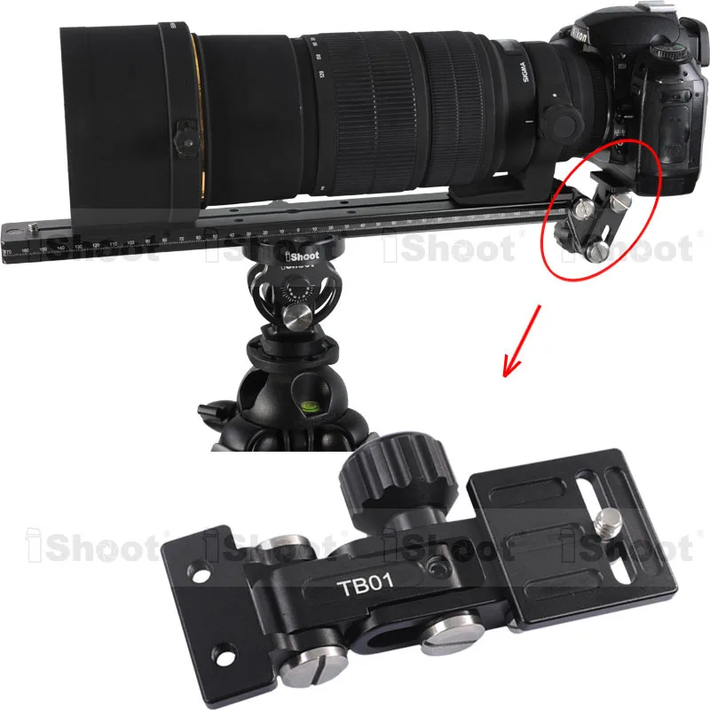 iShoot Telephoto Zoom Lens Bracket Long Focus Lens Support for Camera