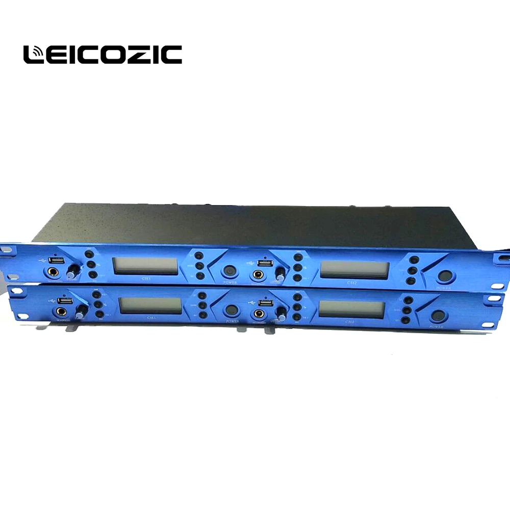 Leicozic L5102 2-х канальный UHF беспроводные наушники вкладыши система мониторинга в ухо этап стетоклип Pofessional аудио сценический звук