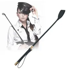 45 см порка бондаж из искусственной кожи Whip с меч с рукояткой ресниц Фетиш флоггер Horse Adult БДСМ ведомого Секс-игрушки для пар Для женщин