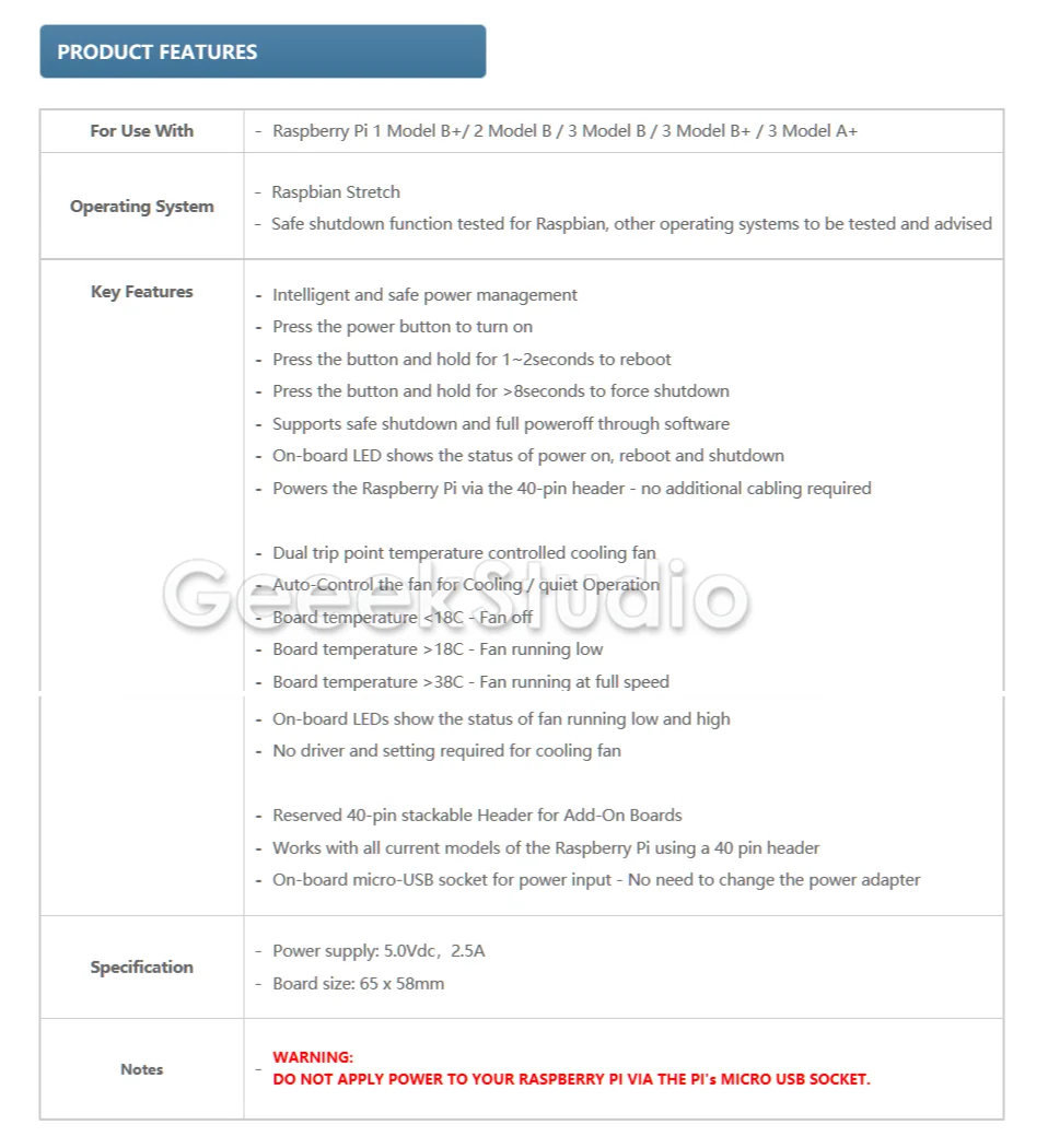 Specification