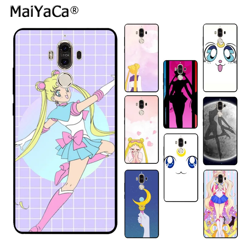 MaiYaCa девушка Сейлор Мун Аниме узор Резиновый ТПУ мягкий чехол для телефона Huawei mate