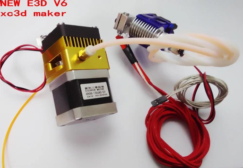 Xc3dmaker 3D принтер запчасти mk8 E3D V6 12 V 0.4 mm / 1.75 мм филамент печать head экструдер