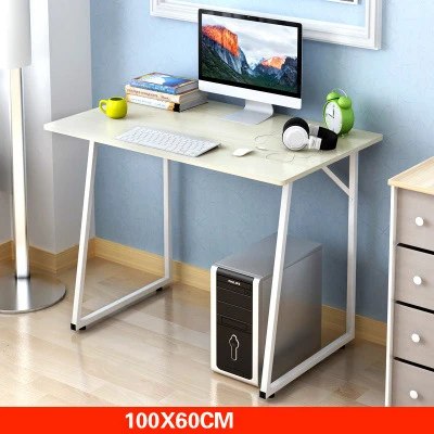 Высокое качество, простой модный компьютерный стол, офисный, для дома, для учебы, письменный стол, для ноутбука, настольный компьютер - Цвет: B  100x60cm