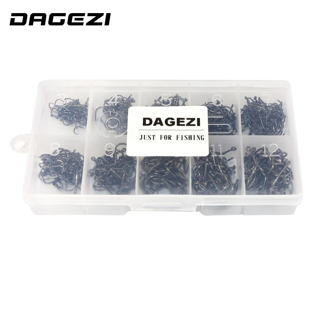 DAGEZI 500 шт./коркор. Размер #3 #12 Круглый держатель из высокоуглеродистой стали