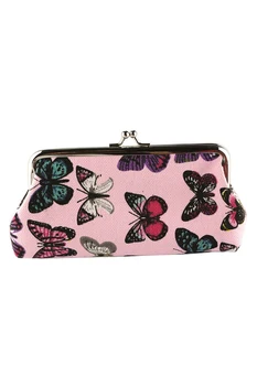 

Women's Ladies Butterflies Printed Coin Purse(pink)