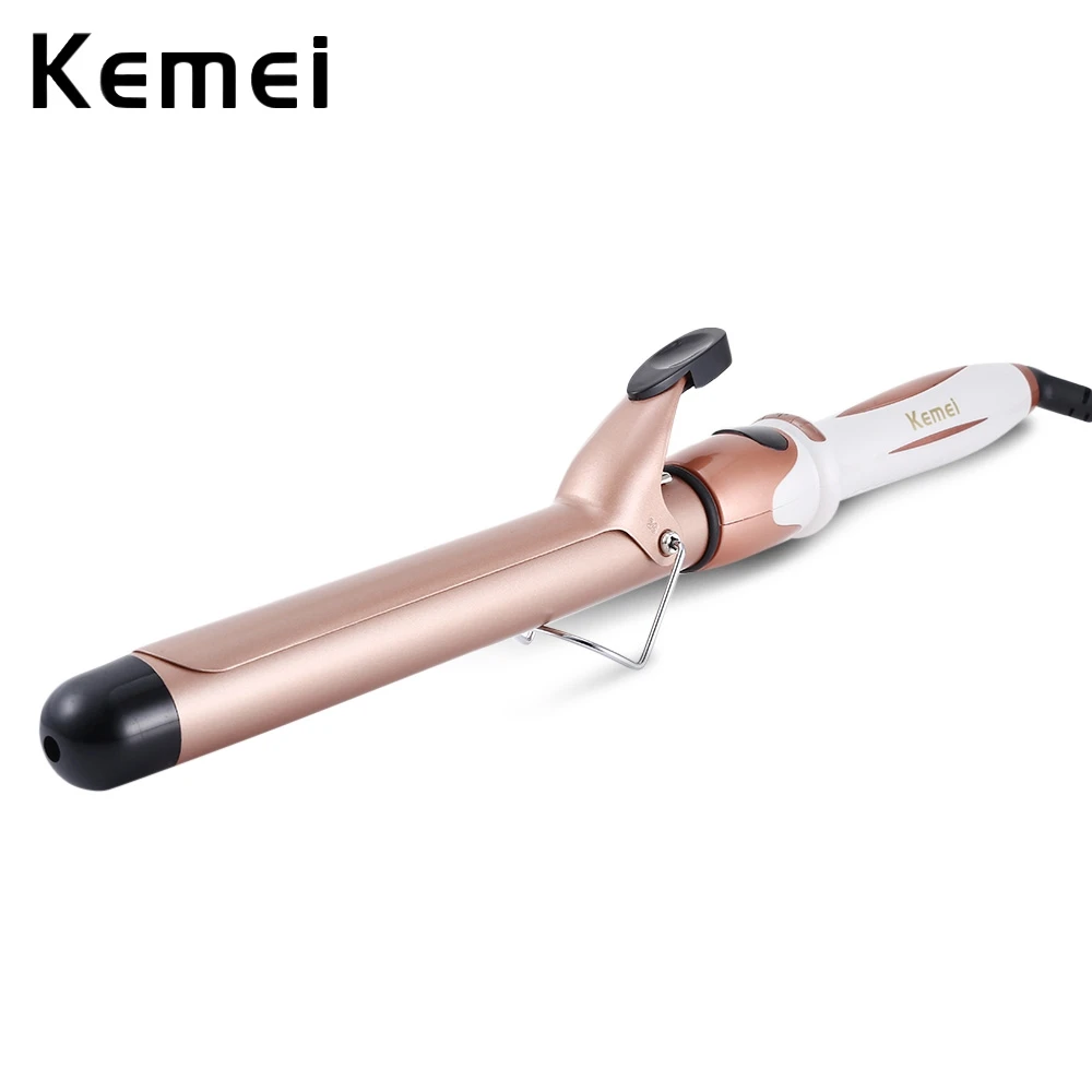 

Kemei-760A Professional Hair Straightener Curler Styling Tool Design for female Electric LCD Beauty Ceramic 110-240V