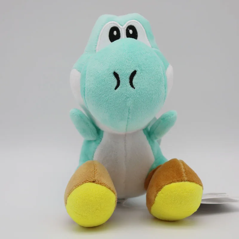 Super Mario Bros Yoshi Plush Toys Cute Yoshi Dragon  Soft Stuffed Dolls Brinquedos 16cm 10pcslot  (10)