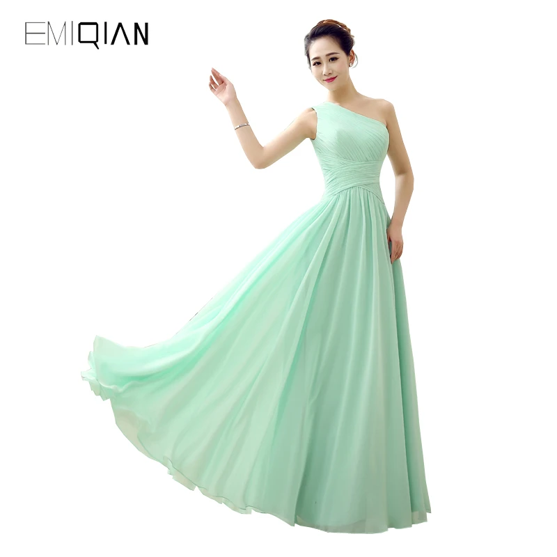 

Original Design Pageant Dresses Simple A Line One Shoulder Chiffon Evening Dress