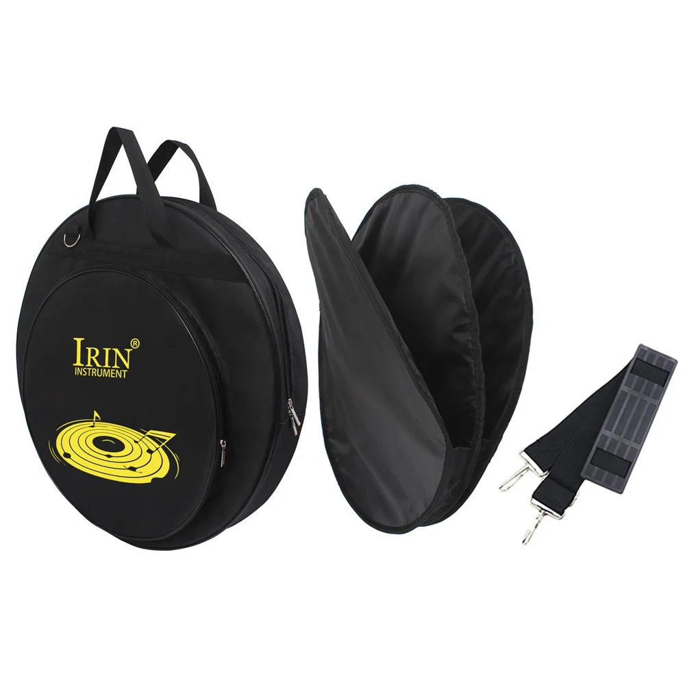 ammoon 21-Inch Cymbal Bag Backpack Three Pockets with Removable Divider Shoulder Strap 