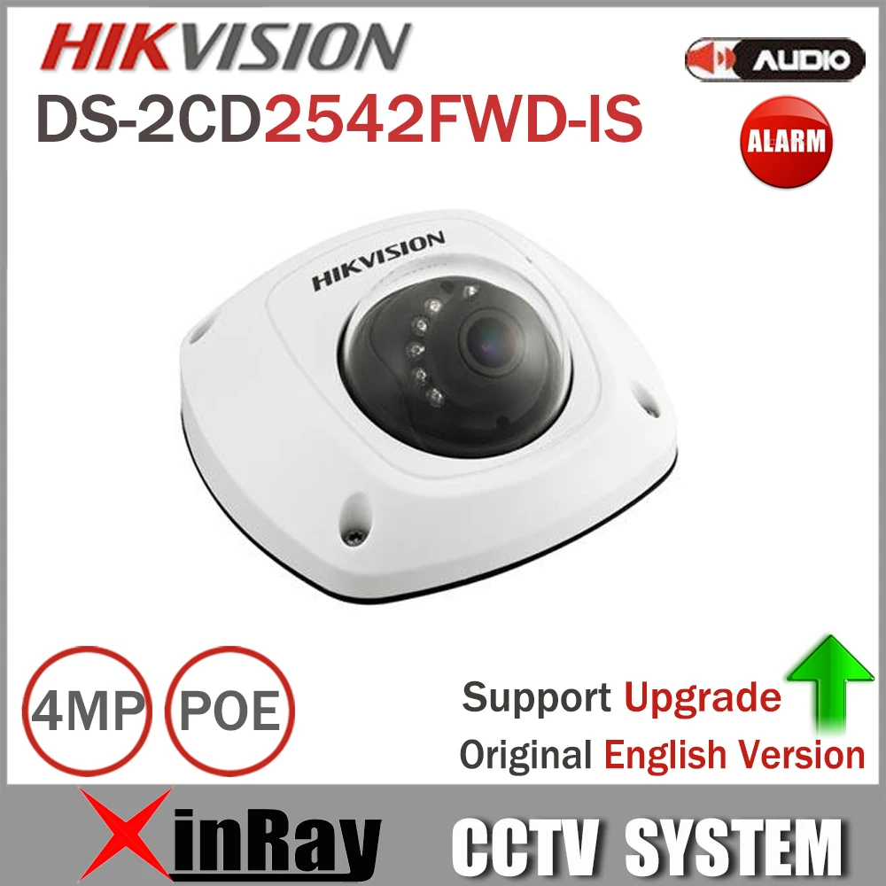 Hikvision Network PoE Camera DS-2CD2542FWD-IS support 3D DNR Built-in Micro Mini Dome Camera with IP67 IK08 Protection camera : image Hikvision Network PoE Camera DS-2CD2542FWD-IS support 3D DNR Built-in Micro Mini Dome Camera with IP67 IK08 Protection camera