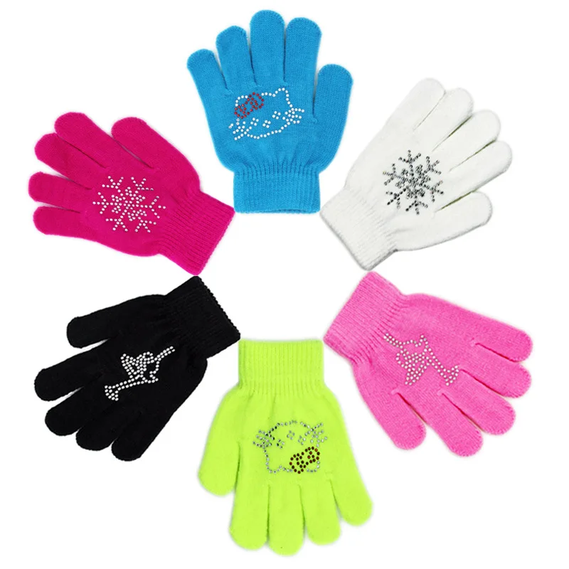 2016 new figure skating gloves anti fall protection gloves we dancein